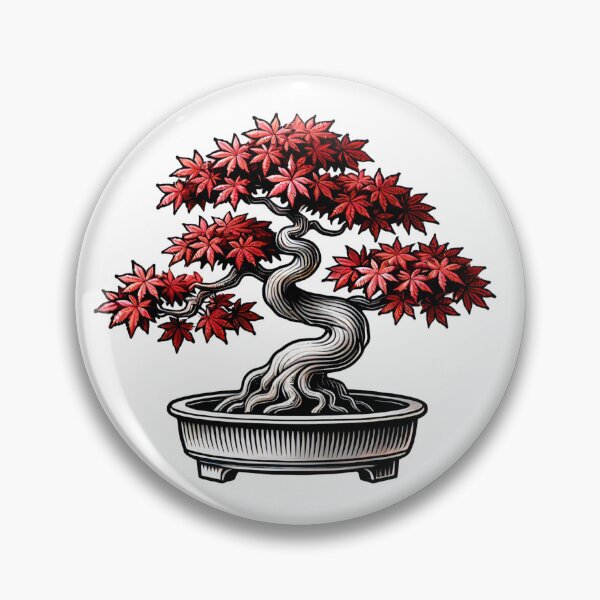 Item preview, Potted Bonsai Tree: Japanese Maple designed and sold by PinUpPizzazz.