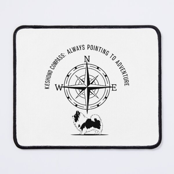 Item preview, Keeshond Compass – Always Pointing to Adventure | Dog Lover Gift for Keeshond Owners designed and sold by CuteDesignables.