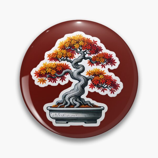 Item preview, Potted Bonsai Tree: Japanese Maple designed and sold by PinUpPizzazz.