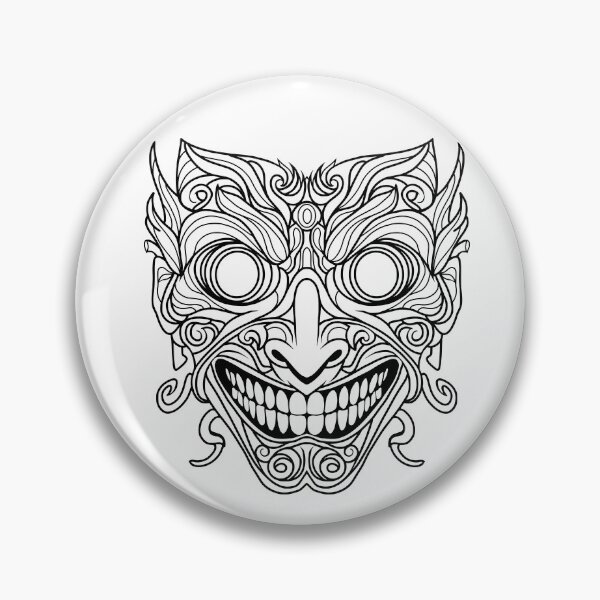 Item preview, Horror Mask: Black Line Jokeresque 39-d designed and sold by Waubamik Perry.