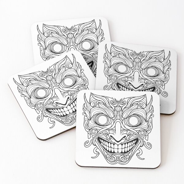 Item preview, Horror Mask: Black Line Jokeresque 39-d designed and sold by Waubamik Perry.