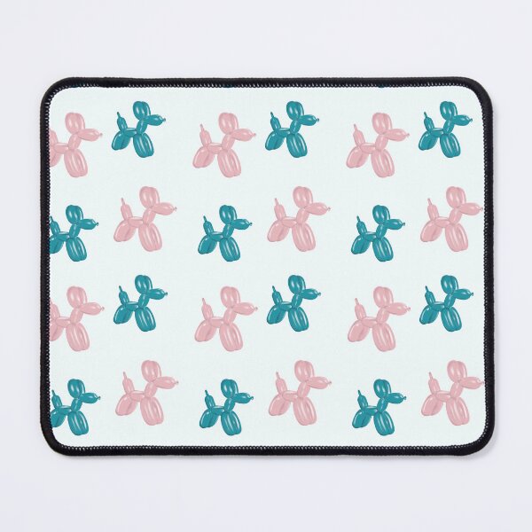 Item preview, Pink and Blue Balloon Dog Pattern designed and sold by PoppyseedStudios.