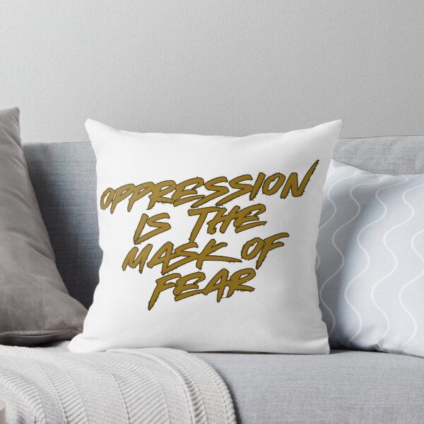 Item preview, Oppression is the mask of fear. Andor Quote designed and sold by NimuehArt.
