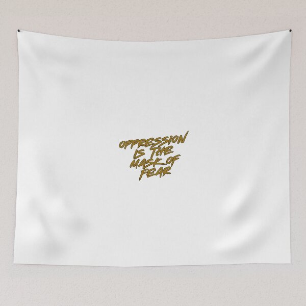 Item preview, Oppression is the mask of fear. Andor Quote designed and sold by NimuehArt.