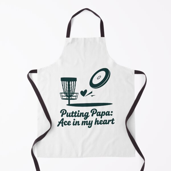 Item preview, Putting Papa: Ace in My Heart – Funny Disc Golf Dad Father's Day designed and sold by CuteDesignables.