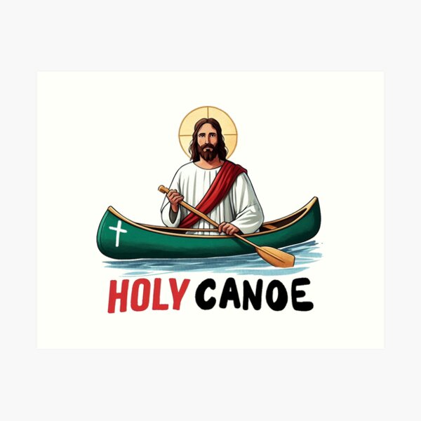 Item preview, Jesus Canoe designed and sold by devonclemon.