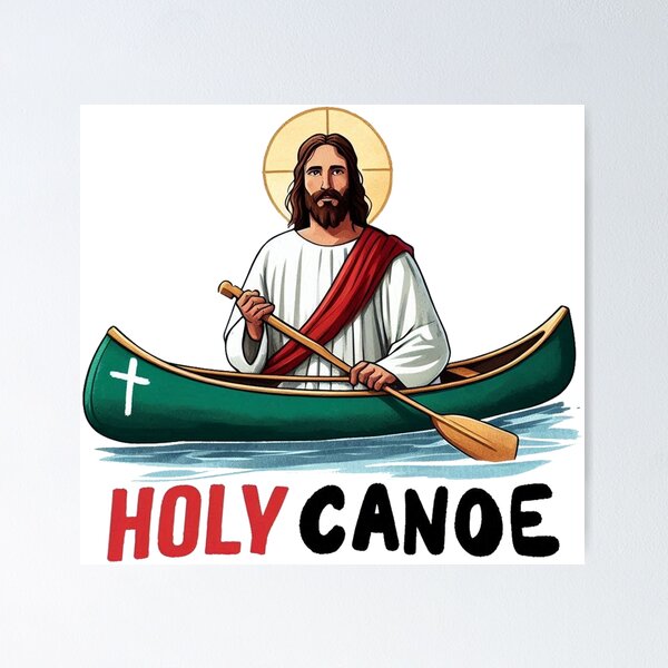 Item preview, Jesus Canoe designed and sold by devonclemon.