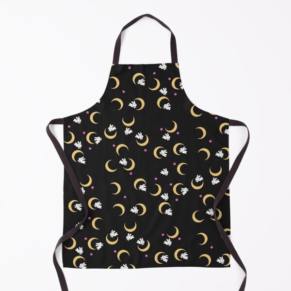 Item preview, Moon Bunny Dreams Pattern (black) designed and sold by SmirkingDesigns.