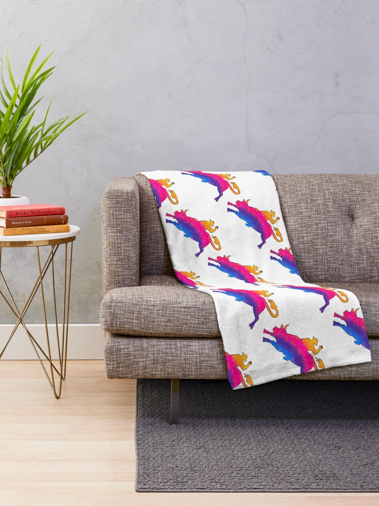 Thumbnail 2 of 6, Throw Blanket, Bull Riding Sticker designed and sold by KGN CREATIVITY.