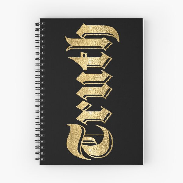 Item preview, Truth in Metalic Gold Calligraphy Font designed and sold by wendymariemedia.