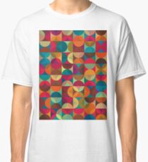 Energy Deco Retro Pattern Classic T-Shirt