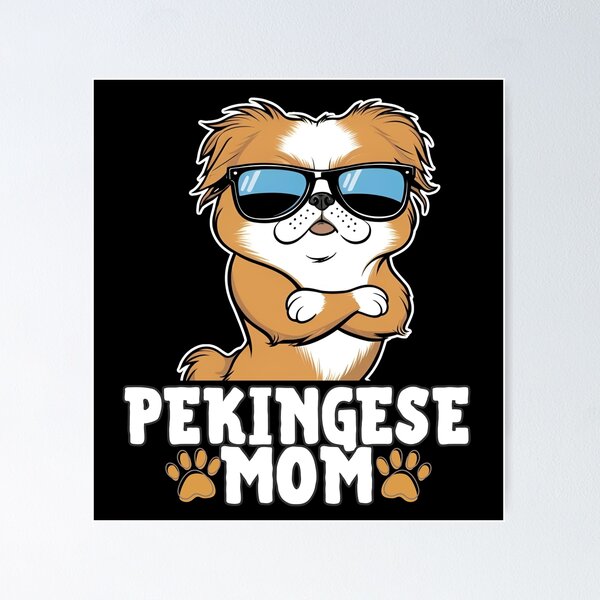 Item preview, Pekingese Mom – Regal, Fierce, and Full of Floof designed and sold by GoodyPaws.