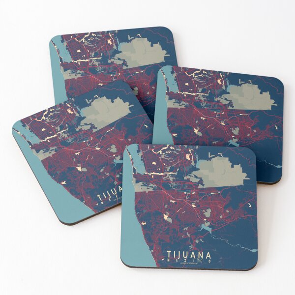 Item preview, Tijuana City Map of Mexico - Hope designed and sold by deMAP.