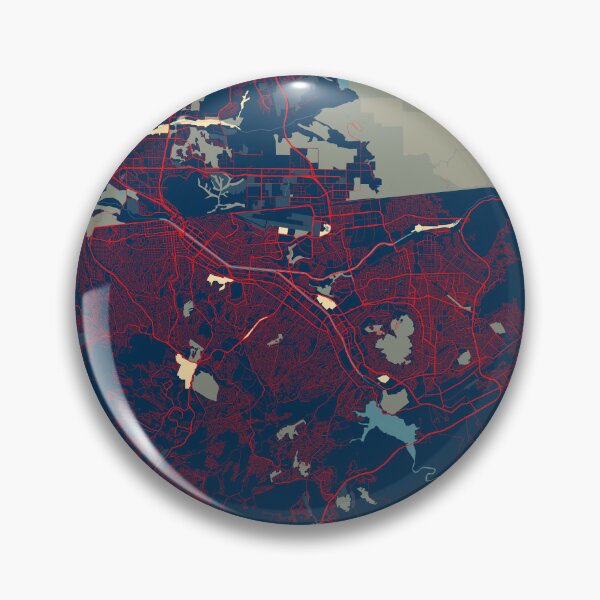 Item preview, Tijuana City Map of Mexico - Hope designed and sold by deMAP.