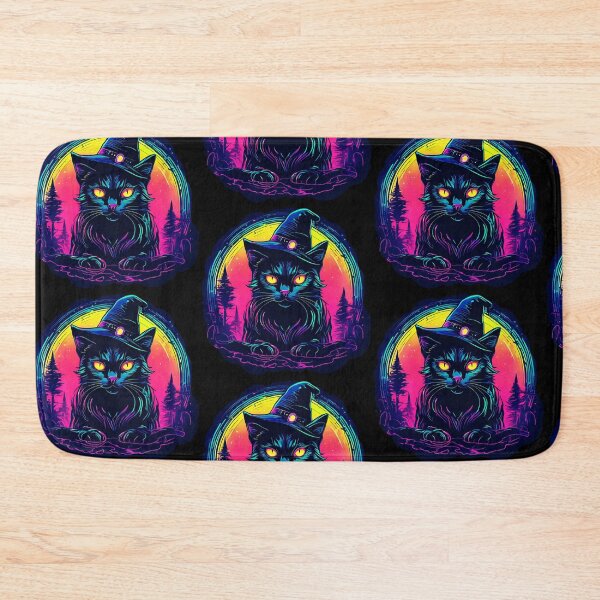 Item preview, Logo gothic neon Black cat Dreams witchy Halloween design 4 designed and sold by Liliths-Closet.