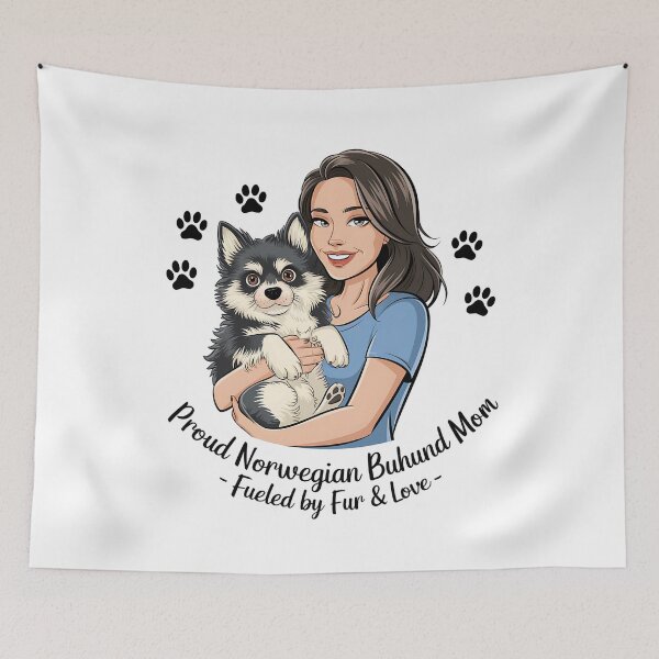 Item preview, Proud Norwegian Buhund Mom | Fueled by Fur and Love designed and sold by CuteDesignables.
