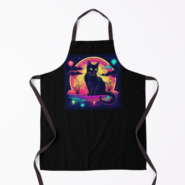 Item preview,  gothic neon Black cat Dreams witchy Halloween design 5 designed and sold by Liliths-Closet.