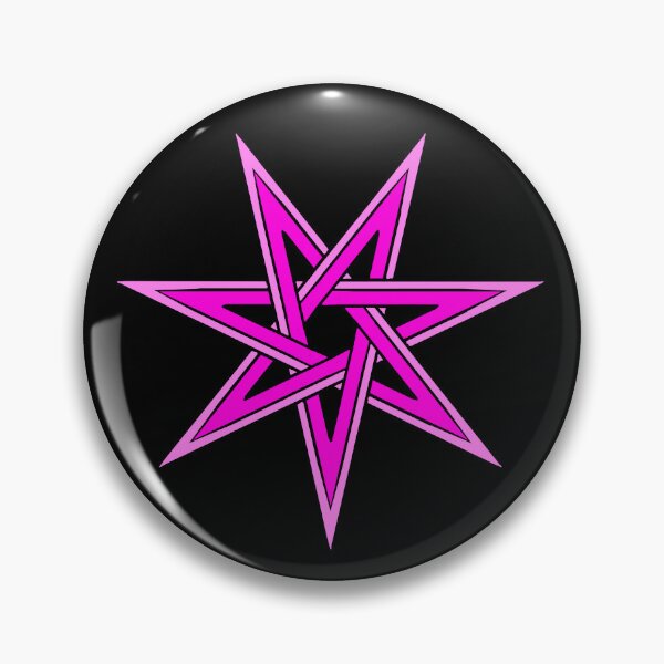 Item preview, 7 pointed magenta star designed and sold by The Artless Archer.