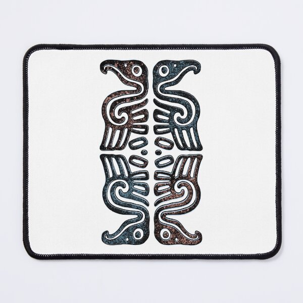 Item preview, King Buzzard pattern, Cozcacuautli flat stamp design from Los Tuxtlas, Veracruz designed and sold by DaveDanchuk.
