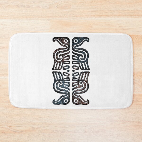 Item preview, King Buzzard pattern, Cozcacuautli flat stamp design from Los Tuxtlas, Veracruz designed and sold by DaveDanchuk.