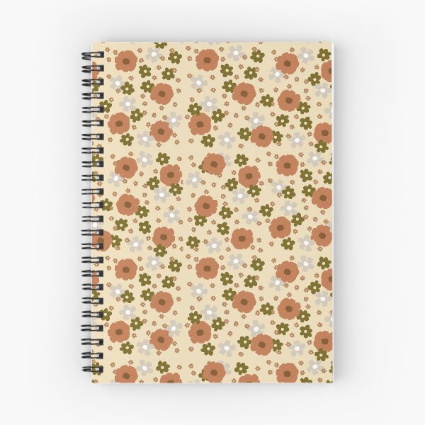 Item preview, Groovy more random flower pattern browns, greys and greens designed and sold by ReynoldsFun.