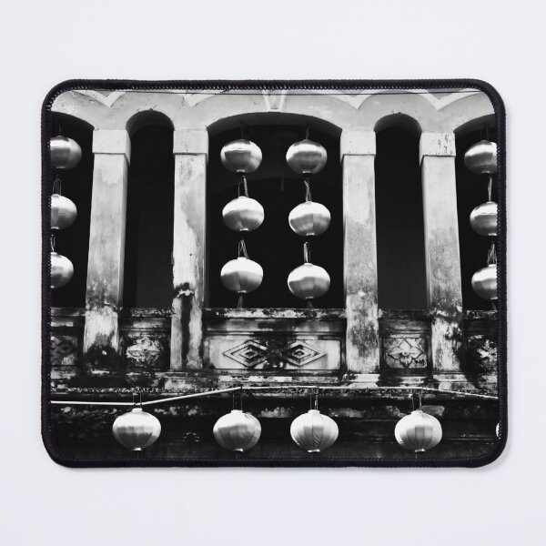 Item preview, Old facades of Hoi An in black and white designed and sold by franck380.