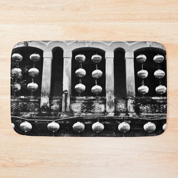 Item preview, Old facades of Hoi An in black and white designed and sold by franck380.