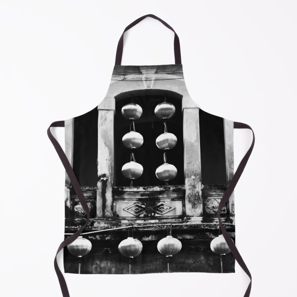Item preview, Old facades of Hoi An in black and white designed and sold by franck380.