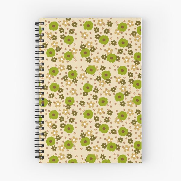 Item preview, Groovy more random flower pattern browns, yellows and greens designed and sold by ReynoldsFun.