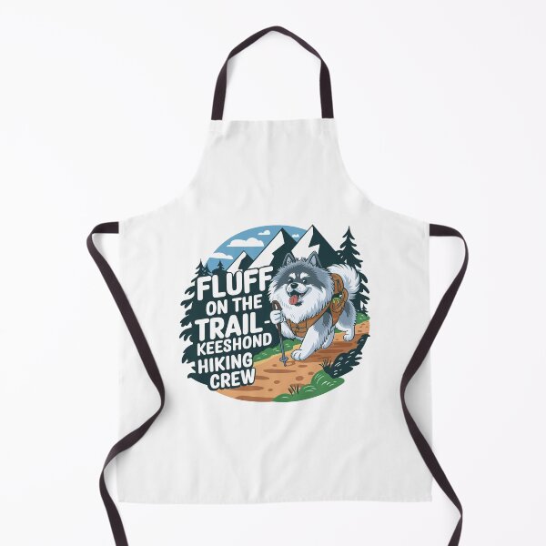 Item preview, Fluff on the Trail – Keeshond Hiking Crew | Funny Outdoorsy Dog Lover designed and sold by CuteDesignables.