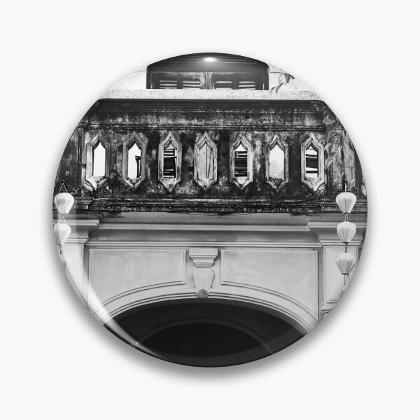 Item preview, Old facades of Hoi An in black and white designed and sold by franck380.