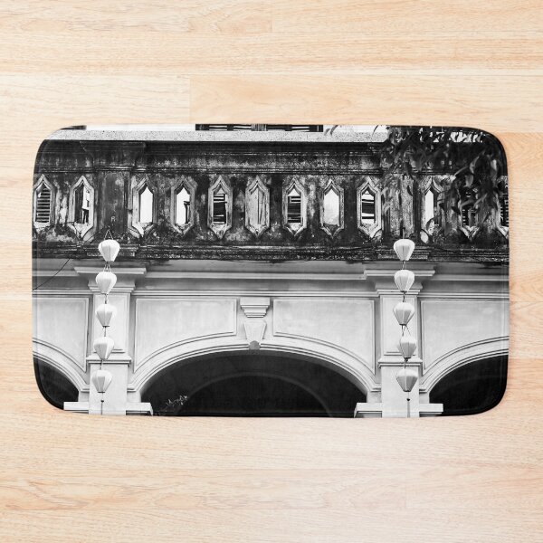 Item preview, Old facades of Hoi An in black and white designed and sold by franck380.