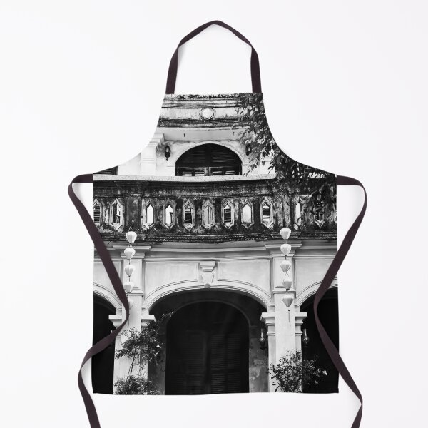 Item preview, Old facades of Hoi An in black and white designed and sold by franck380.