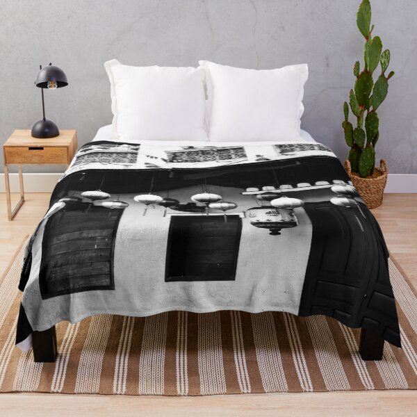 Item preview, Old facades of Hoi An in black and white designed and sold by franck380.
