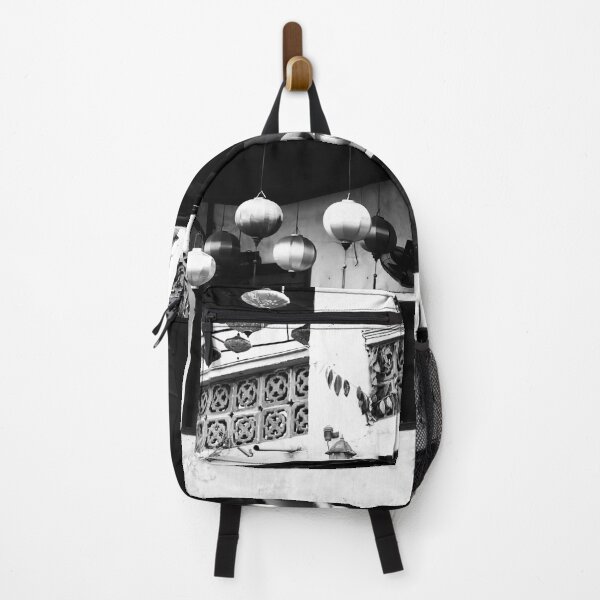 Item preview, Old facades of Hoi An in black and white designed and sold by franck380.