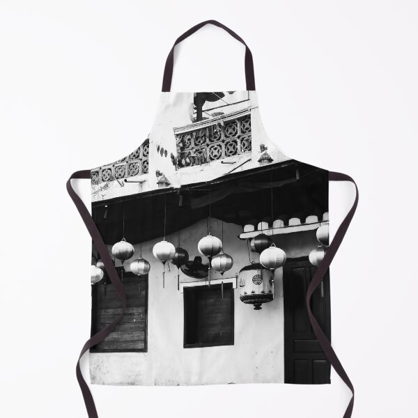 Item preview, Old facades of Hoi An in black and white designed and sold by franck380.