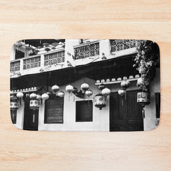 Item preview, Old facades of Hoi An in black and white designed and sold by franck380.