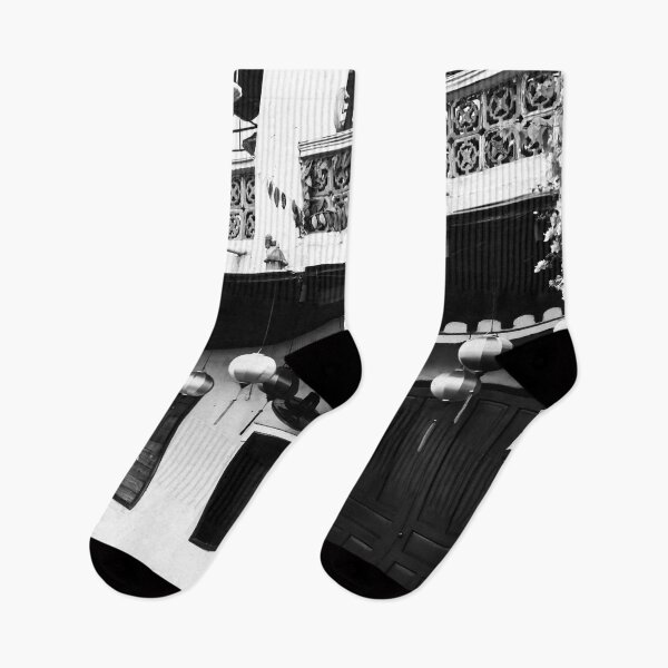 Item preview, Old facades of Hoi An in black and white designed and sold by franck380.
