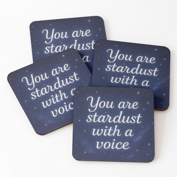 Item preview, You Are Stardust With a Voice – Cosmic Self-Worth Quote designed and sold by Neovibe Print.