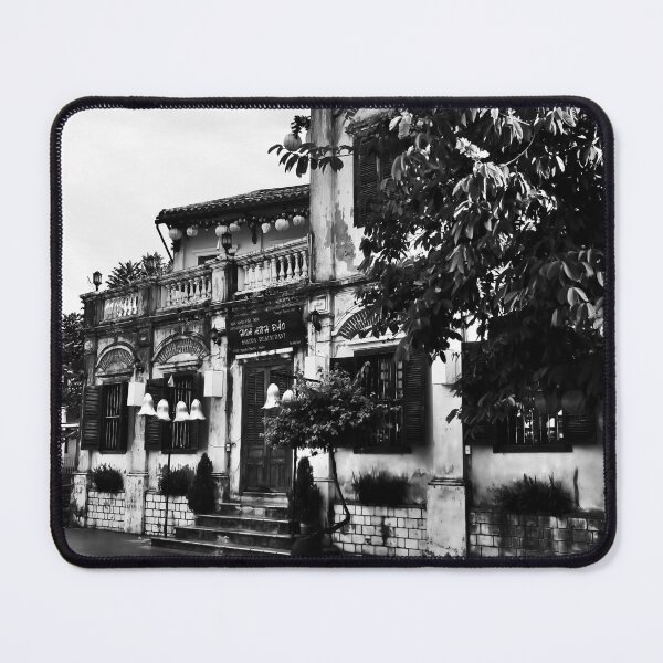 Item preview, Old facades of Hoi An in black and white designed and sold by franck380.