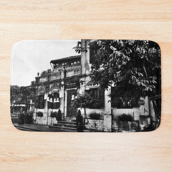 Item preview, Old facades of Hoi An in black and white designed and sold by franck380.