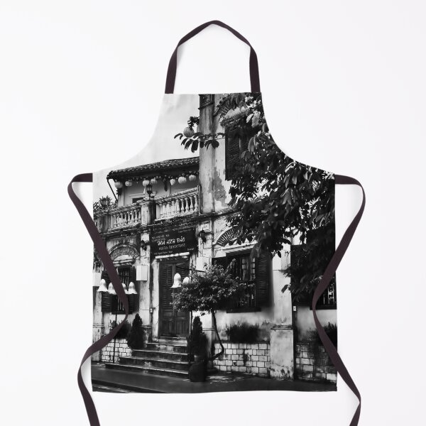 Item preview, Old facades of Hoi An in black and white designed and sold by franck380.