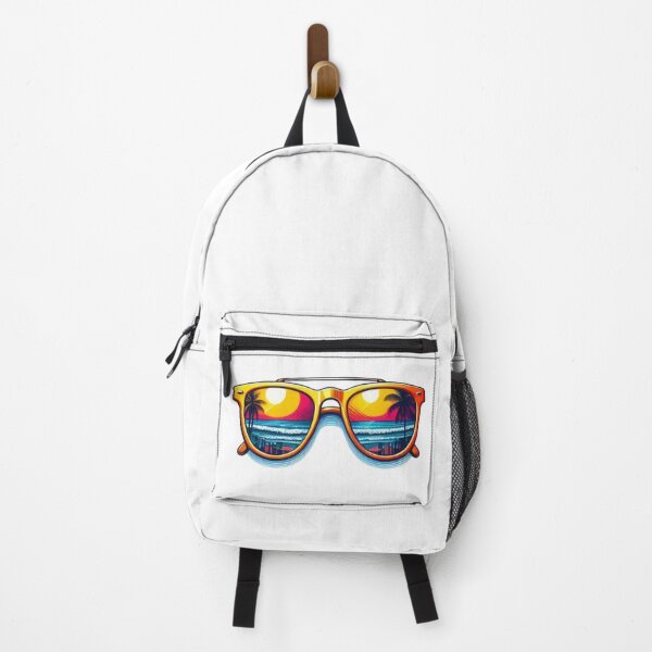 Item preview, Yellow Retro Sunset Beach Sunglasses designed and sold by Kalpa.