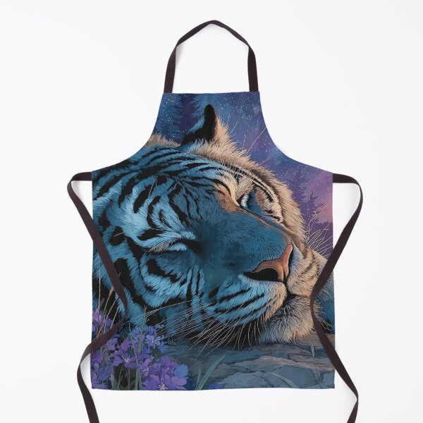 Item preview, Tiger Beneath the Lavender Nebula designed and sold by AshiraCreations.