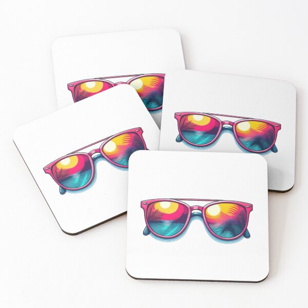 Item preview, Retro Sunset Beach Sunglasses designed and sold by Kalpa.