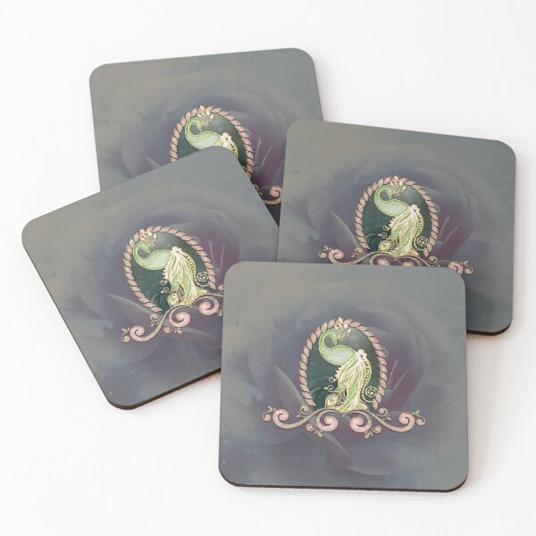 Item preview, A majestic peacock in gold and green designed and sold by nicky2342.