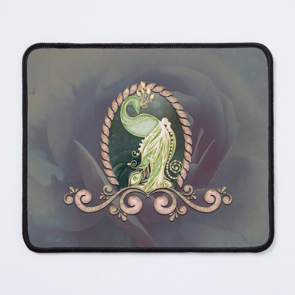 Item preview, A majestic peacock in gold and green designed and sold by nicky2342.