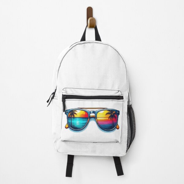 Item preview, Blue Retro Sunset Beach Sunglasses designed and sold by Kalpa.