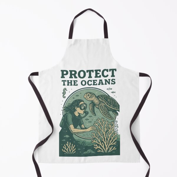 Item preview, Protect The Oceans Sea Turtle Scuba  designed and sold by JerdbordinShop.