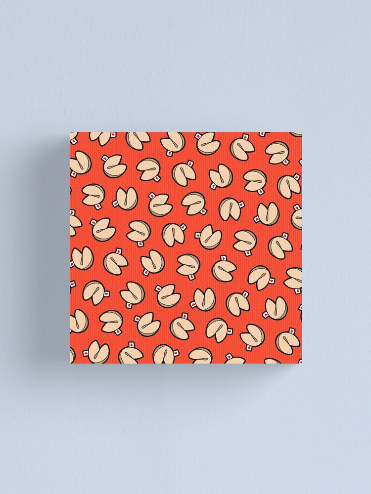 Alternate view of Fortune Cookies Pattern Canvas Print